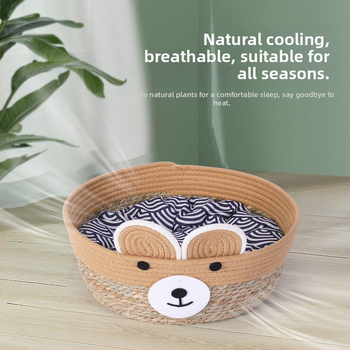 Котешко гнездо от папирус, Neighbor kitten, произход Zhejiang, подходящо за котки, категория: гнезда и клетки за домашни любимци