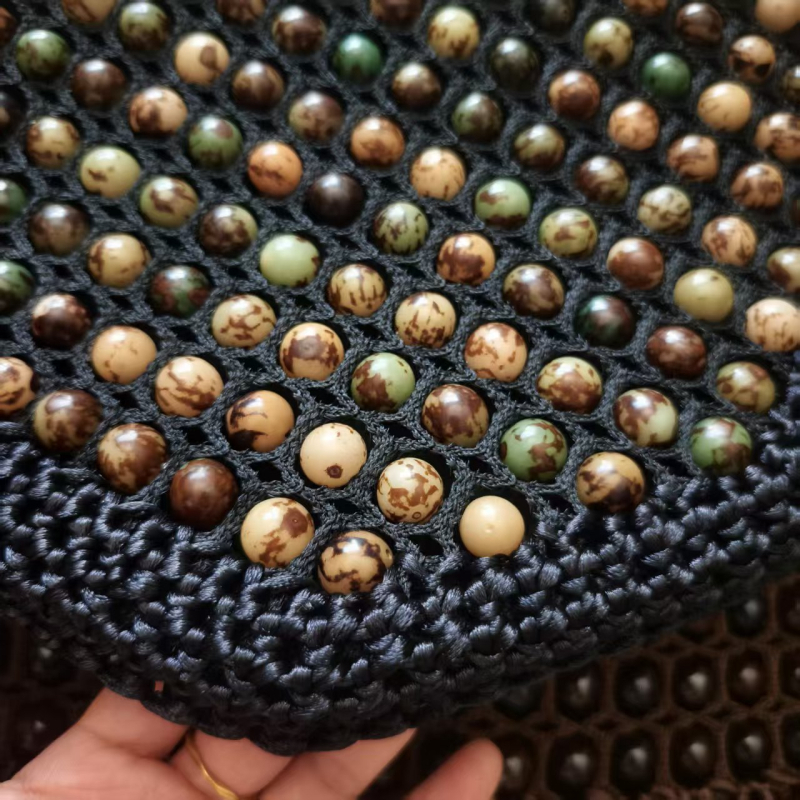 Automobilska jastučnica za ljeto, prozračna Ice Silk površina, punilo od sintetičkih vlakana, masažna funkcija, mrežasta donja strana, protuklizna, rub s kukom