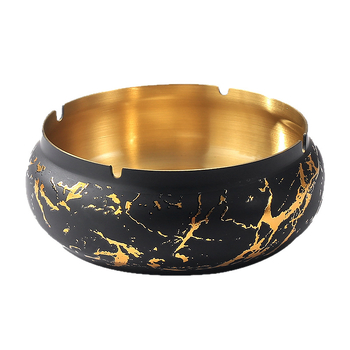 Латунен пепелник със склад за съхранение, настолен декор в китайски стил, антипадане, персонализирано лого