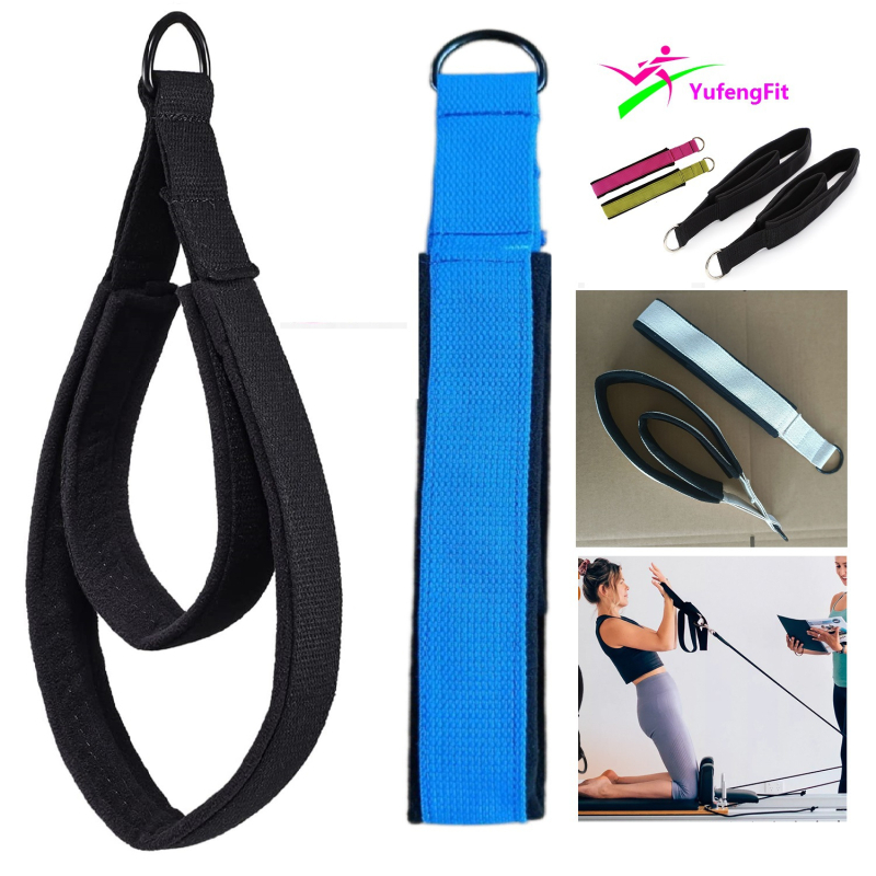 Dvostruki Pilates krug s trakama za stopalo, gležanj, potkoljenicu, zglob i dršku za jogu i fitness - Brand: yufengfit - Materijal: poliester, najlon, polarni fleece - Kategorija: joga pomagala
