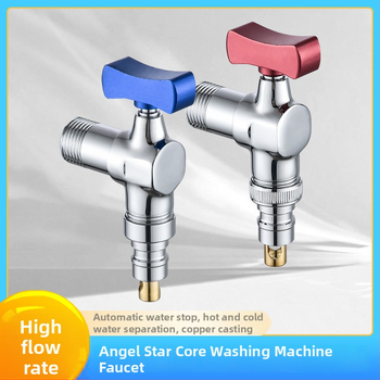 Meďový trojvalec: Ball Valve, Angle Valve, Triangle Valve pre drez a vstup do ohrievača vody — Model CJ, prevádzkový tlak 1.2 MPa, vnútorný priemer 4 body, montáž na povrch, materiál meď