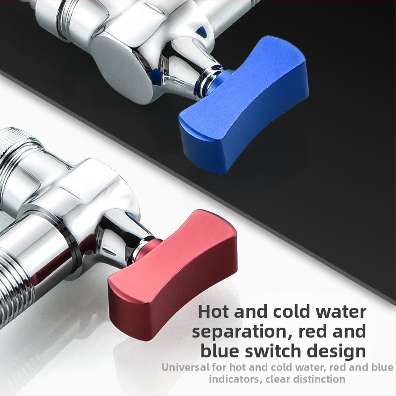 Meďový trojvalec: Ball Valve, Angle Valve, Triangle Valve pre drez a vstup do ohrievača vody — Model CJ, prevádzkový tlak 1.2 MPa, vnútorný priemer 4 body, montáž na povrch, materiál meď