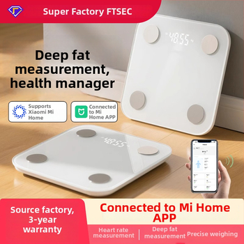 Ζυγός σώματος για οικιακή χρήση με ανάλυση λιπώδους ιστού και ύδατος, 4 αισθητήρες υψηλής ακρίβειας, γυάλινη επιφάνεια, USB-C φόρτιση, εύρος 200 g-180 kg