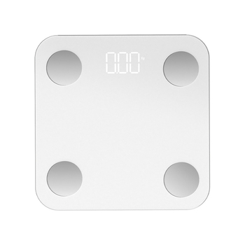 Ζυγός σώματος για οικιακή χρήση με ανάλυση λιπώδους ιστού και ύδατος, 4 αισθητήρες υψηλής ακρίβειας, γυάλινη επιφάνεια, USB-C φόρτιση, εύρος 200 g-180 kg