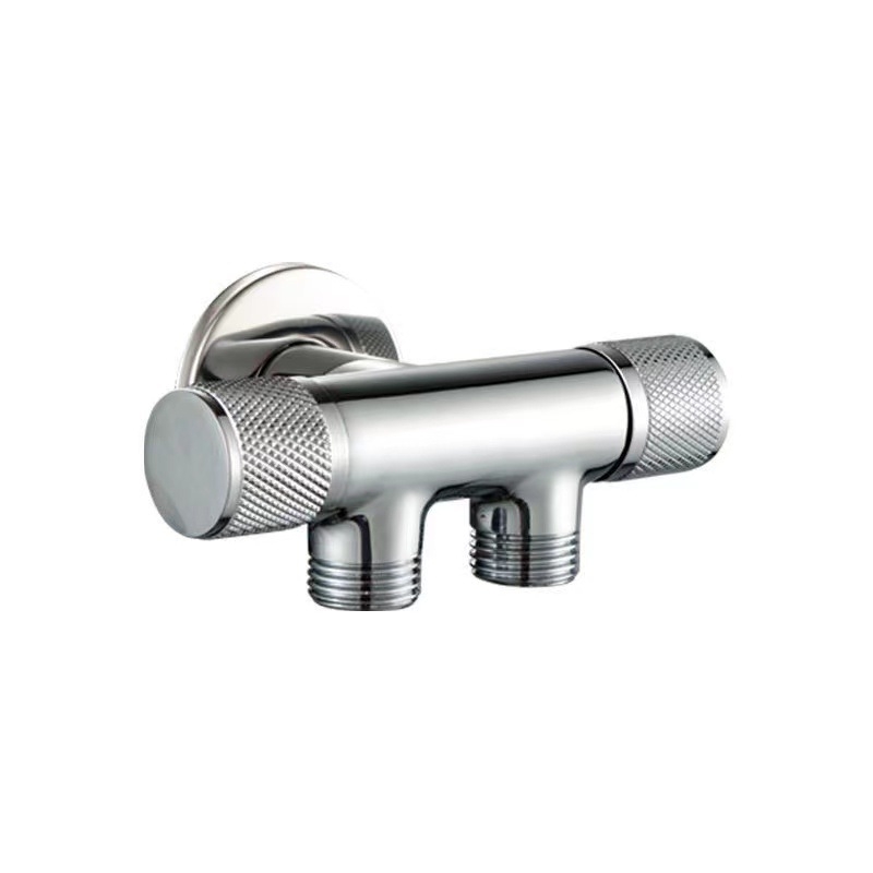 Триъгълен клапан, цял меден, 1 вход, 2/3/4 изхода, резбова връзка, за тоалетна промивна система