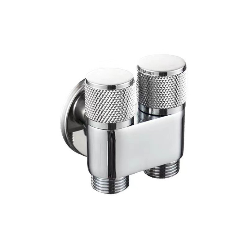 Триъгълен клапан, цял меден, 1 вход, 2/3/4 изхода, резбова връзка, за тоалетна промивна система