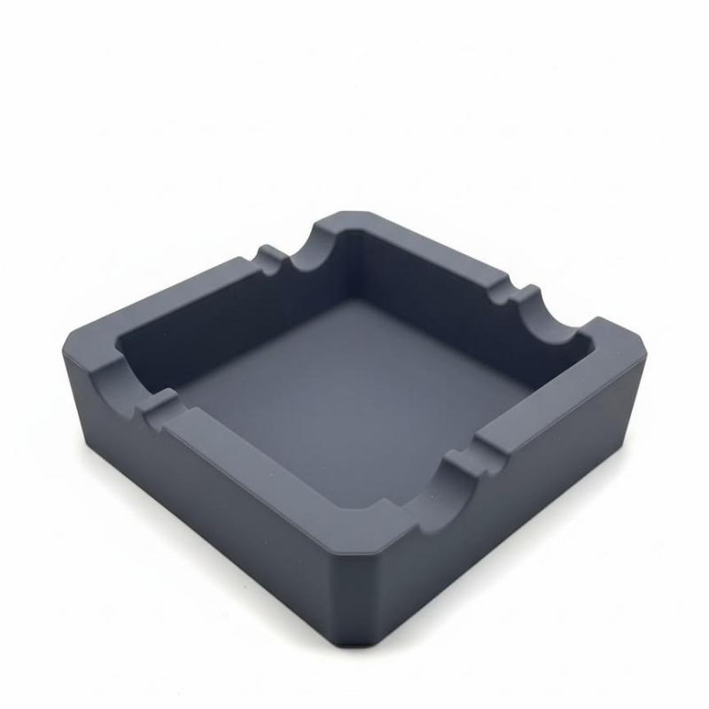 Silikon pepeljara za cigare s logom, japanski minimalistički stil, ponovno upotrebljiva, dekorativna i s funkcijom skladištenja