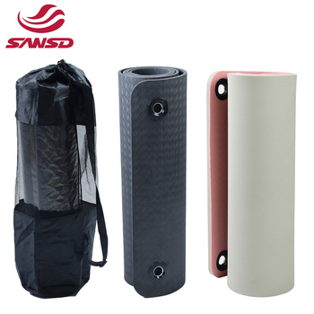 Jógaszőnyeg – TPE anyagú, 10 mm vastagság, 1,2 kg súly, mintázat: növények és virágok, minták testreszabhatóak