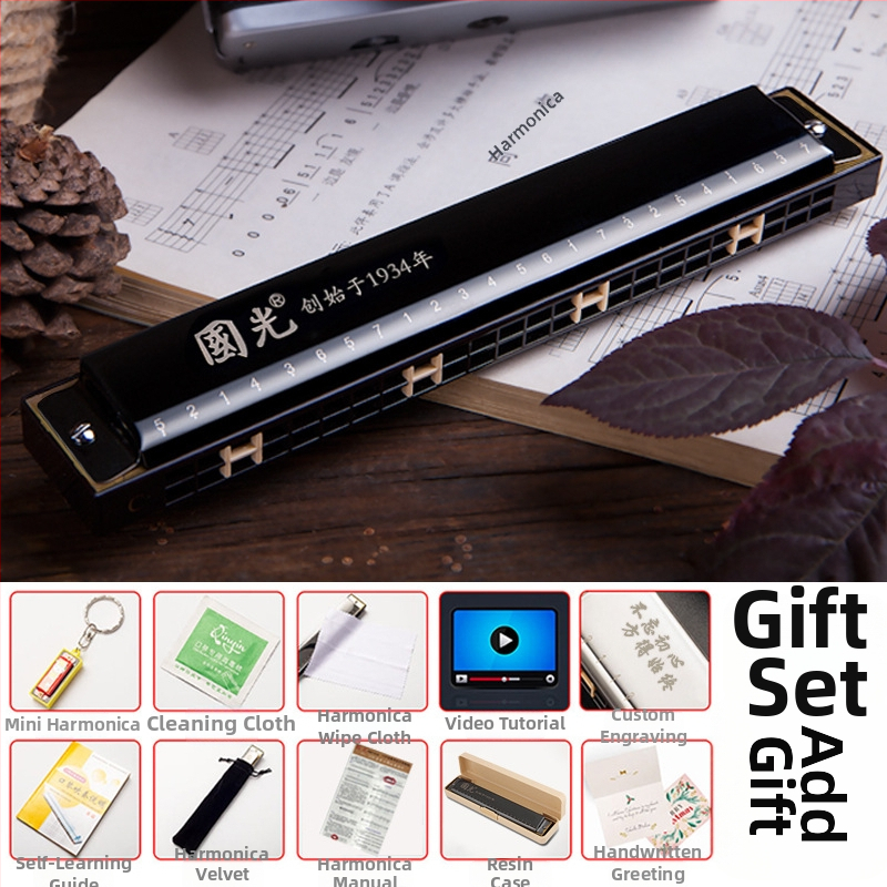 Guoguang GG24 Polifónna harmonika, 24 otvorov