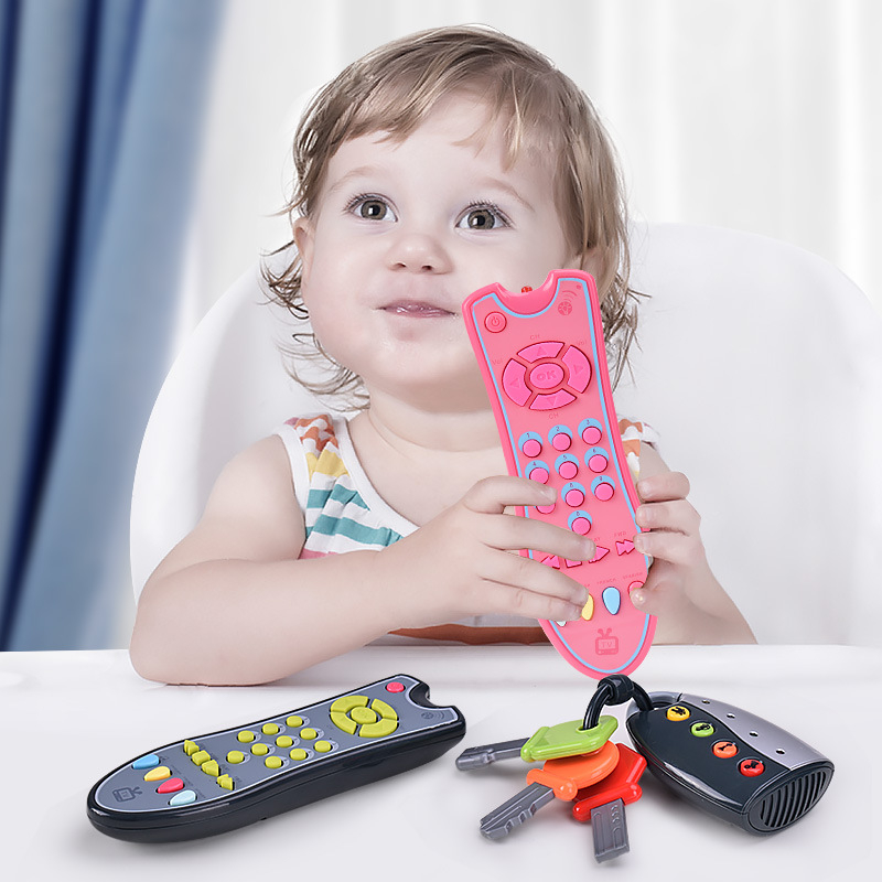 Dječji obrazovni daljinski upravljač za televizor sa glazbom, plastika, KONIG KIDS, podrijetlo Guangdong, pakiranje u šarenoj kutiji, za dob 0–3 godina