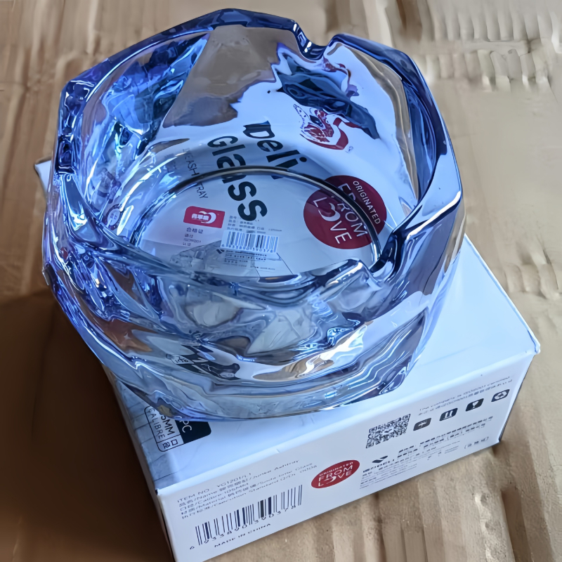YG1201 stakleni pepelnik u obliku jabuke, višekratno upotrebljiv, moguć ispis logotipa, moguć personalizacija