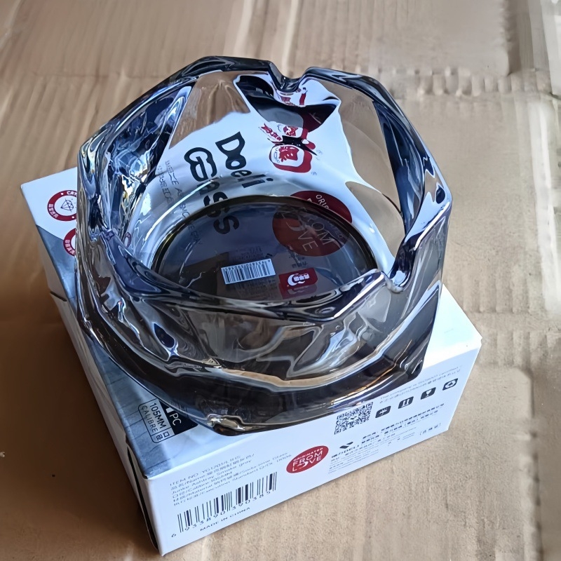 YG1201 stakleni pepelnik u obliku jabuke, višekratno upotrebljiv, moguć ispis logotipa, moguć personalizacija