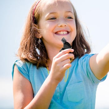 Labdarúgó játékvezető gyűrűs síp – nagy hangerő, kettős hangzás, edzés segédeszköz