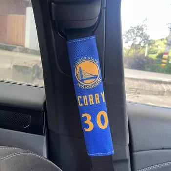 Автомобилен протектор за колан със спортна баскетболна тематика – памук и лен, фен артикули, подходящ за баскетбол