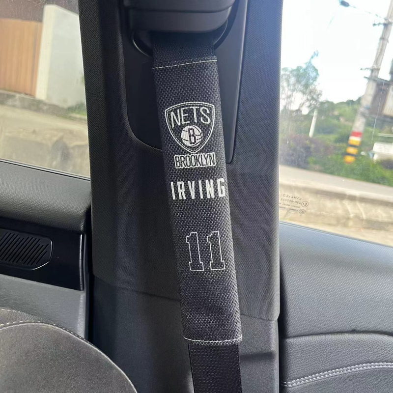 Автомобилен протектор за колан със спортна баскетболна тематика – памук и лен, фен артикули, подходящ за баскетбол