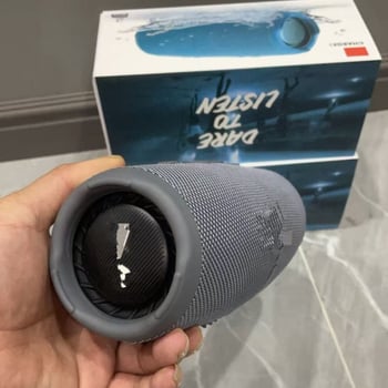 Charge5 преносим Bluetooth говорител, 8W изход, честотен диапазон 60 Hz–15 kHz, IPX3 водоустойчив, обхват 10 m, вградена батерия 1200–2000 mAh