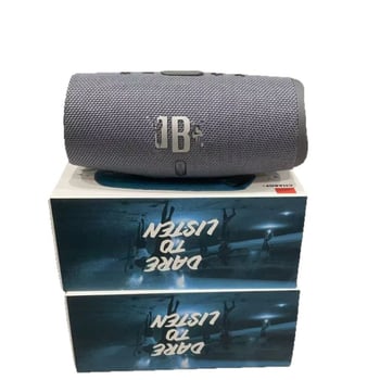 Charge5 преносим Bluetooth говорител, 8W изход, честотен диапазон 60 Hz–15 kHz, IPX3 водоустойчив, обхват 10 m, вградена батерия 1200–2000 mAh