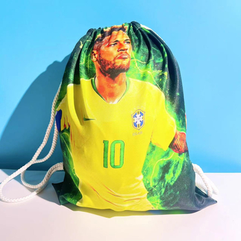 Torba za nogometnu opremu sa šnimom zatvaranja, pamuk materijal, prostor za cipele i dresove, otisnut logo