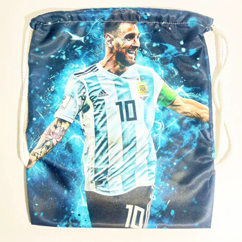 Torba za nogometnu opremu sa šnimom zatvaranja, pamuk materijal, prostor za cipele i dresove, otisnut logo