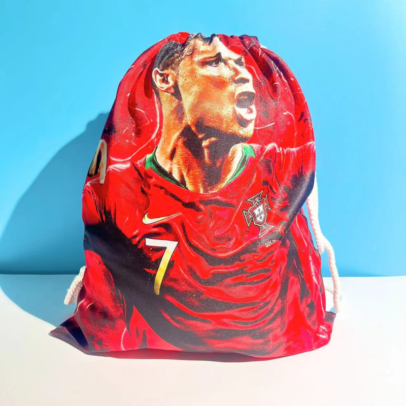 Torba za nogometnu opremu sa šnimom zatvaranja, pamuk materijal, prostor za cipele i dresove, otisnut logo