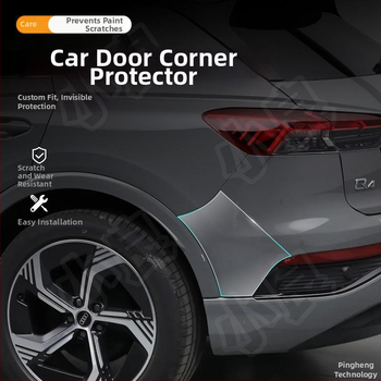 Chiwick TPU film protector transparent pentru Audi Q4 e-tron: protecția colțurilor ușilor din față și din spate și a pragurilor laterale ale caroseriei