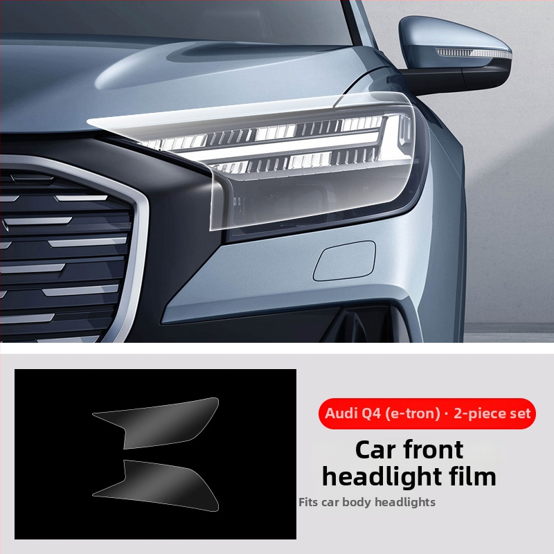 Chiwick TPU film protector transparent pentru Audi Q4 e-tron: protecția colțurilor ușilor din față și din spate și a pragurilor laterale ale caroseriei