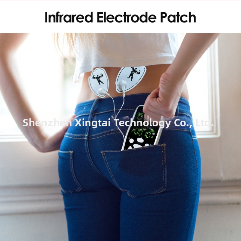 Μασάζ επίδεσμος για αυχένα και ολόκληρο σώμα με EMS παλμική θεραπεία, 4 ηλεκτρόδια, μοντέλο 818a, τροφοδοσία USB, έλεγχος μέσω υπολογιστή, κατάλληλο για αυχένα, μέση, πλάτη, γοφούς, πόδια και πέλτες