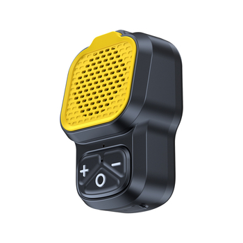 Difuzor Bluetooth purtabil cu clips pentru guler și priză magnetică, IPX5 rezistent la apă, Bluetooth versiunea 5.3, interval de frecvențe 100 Hz–20 kHz, putere de redare 3.7 W, baterie încorporată 300–500 mAh