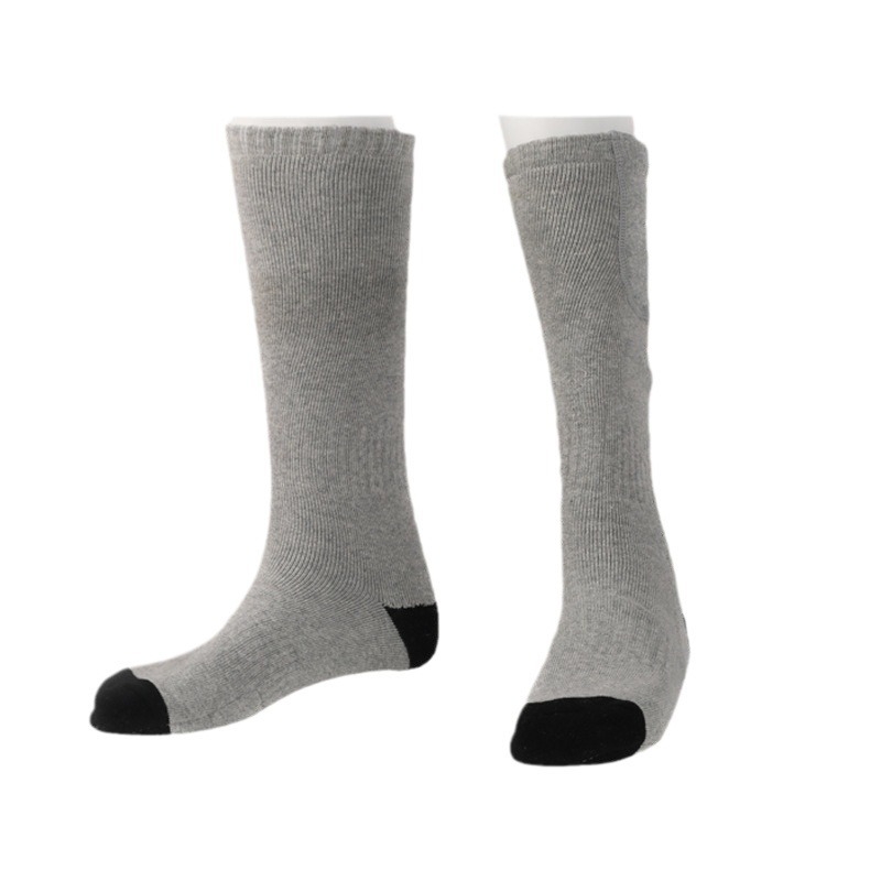 Unisex θερμαινόμενες κάλτσες από βαμβάκι, επαναφορτιζόμενες, με ρυθμιζόμενη θερμοκρασία
