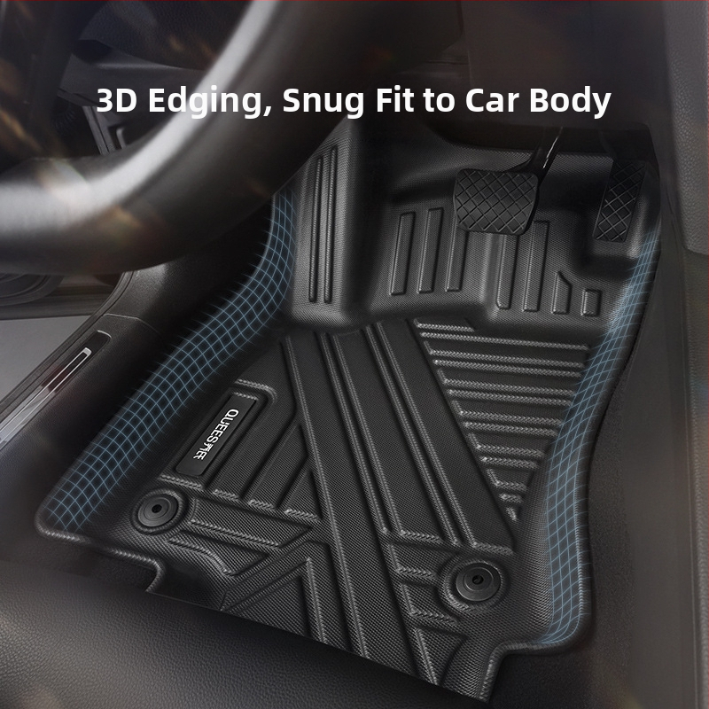 Μαξιλαράκια δαπέδου αυτοκινήτου από TPE, εκτύπωση λογότυπου, μάρκα Joe's, για ειδικό αυτοκίνητο, χωρίς παραμετροποίηση