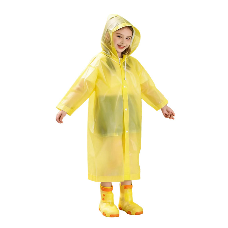 Poncho de ploaie pentru copii, EVA, stil gros, 100 g, ambalat în pungă