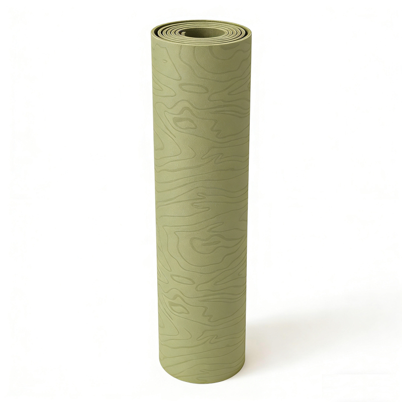 Joga prostirka, prirodna guma, dvostrano protuklizna JADE stil, OEM/ODM, 3–5 mm, 2,5–3,7 kg