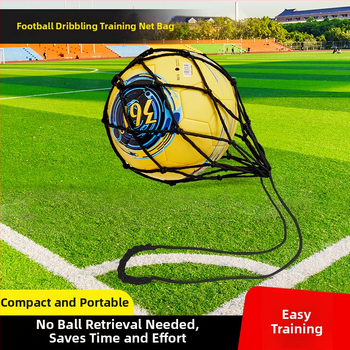 Futbalová sieťová taška na juggling – Tréningový pomocník, pojme 1 loptu, polypropylén, možnosť prispôsobenia, vnútorné/vonkajšie použitie