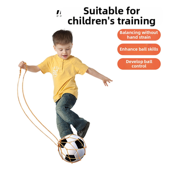 Futbalová sieťová taška na juggling – Tréningový pomocník, pojme 1 loptu, polypropylén, možnosť prispôsobenia, vnútorné/vonkajšie použitie