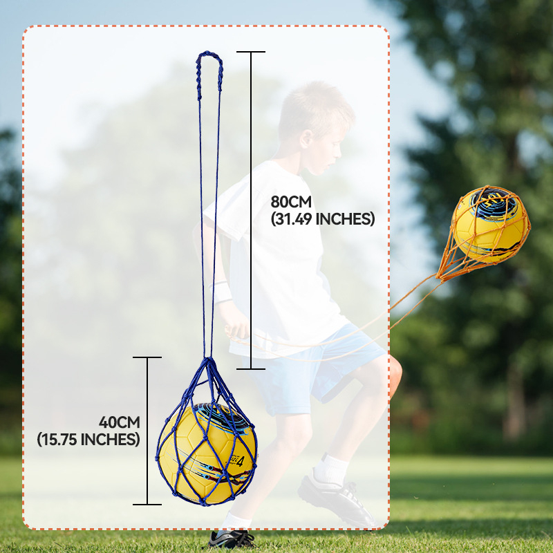 Futballjátékhoz hálós táska – Edzéssegéd, 1 labdát tart, polipropilén, testreszabás elérhető, beltéri/kültéri használatra