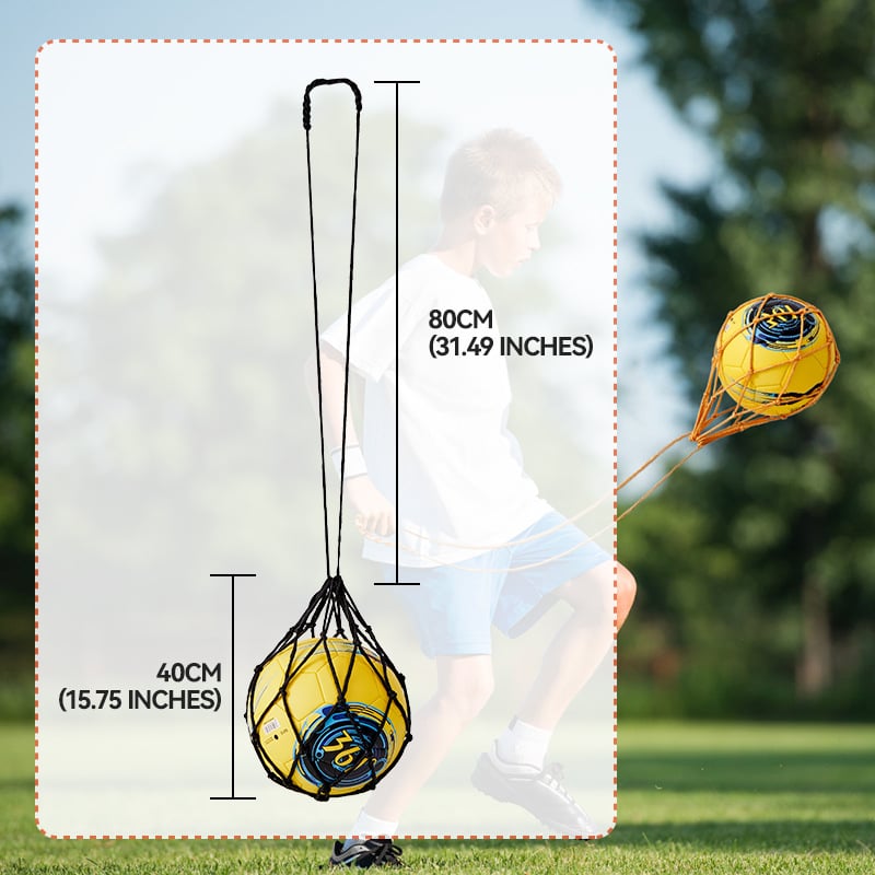 Futballjátékhoz hálós táska – Edzéssegéd, 1 labdát tart, polipropilén, testreszabás elérhető, beltéri/kültéri használatra