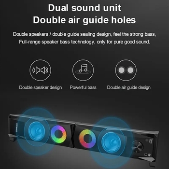 USB napajani računalni gaming zvučnik, 2-kanalni, 6W, 40Hz-20kHz, USB sučelje