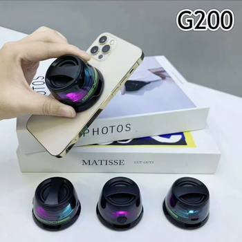 G200 Difuzor Bluetooth cu baterie încorporată 500–800 mAh, putere 3W, Bluetooth 5.3, rază de acțiune 10 m, carcasă ABS