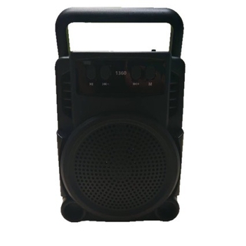 Bežični Bluetooth zvučnik 1360 – Prijenosni za vanjske i kućne potrebe, Karaoke, 10W, Bluetooth 5.0, 100Hz-20kHz, Ugrađena baterija