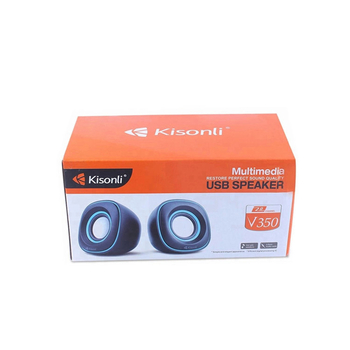V350 számítógépes hangszóró USB interfésszel, 2.0-kanálos sztereó hang, 3W teljesítmény