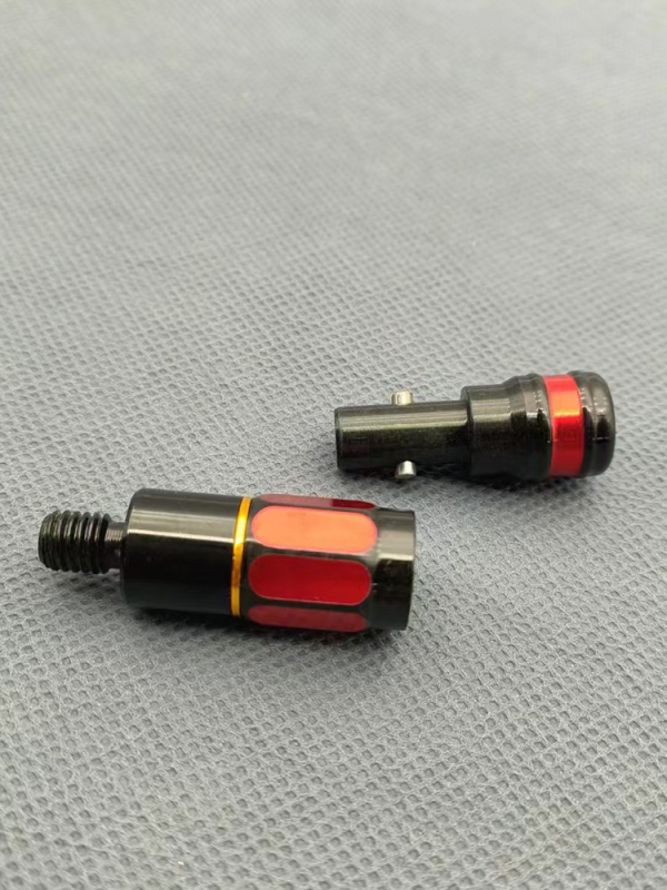 Адаптер за пръчка за риболовна мрежа, с антизавъртане глава, метална конструкция