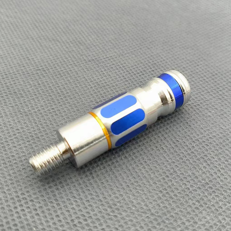 Адаптер за пръчка за риболовна мрежа, с антизавъртане глава, метална конструкция