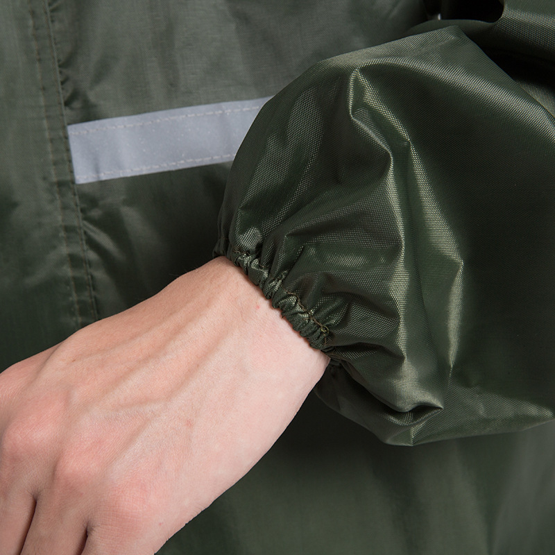 Guili едночастен дъждобран, дебел Oxford плат, PVC водоустойчив слой, подходящ за мотоциклет/електрически пончо, печат на лого