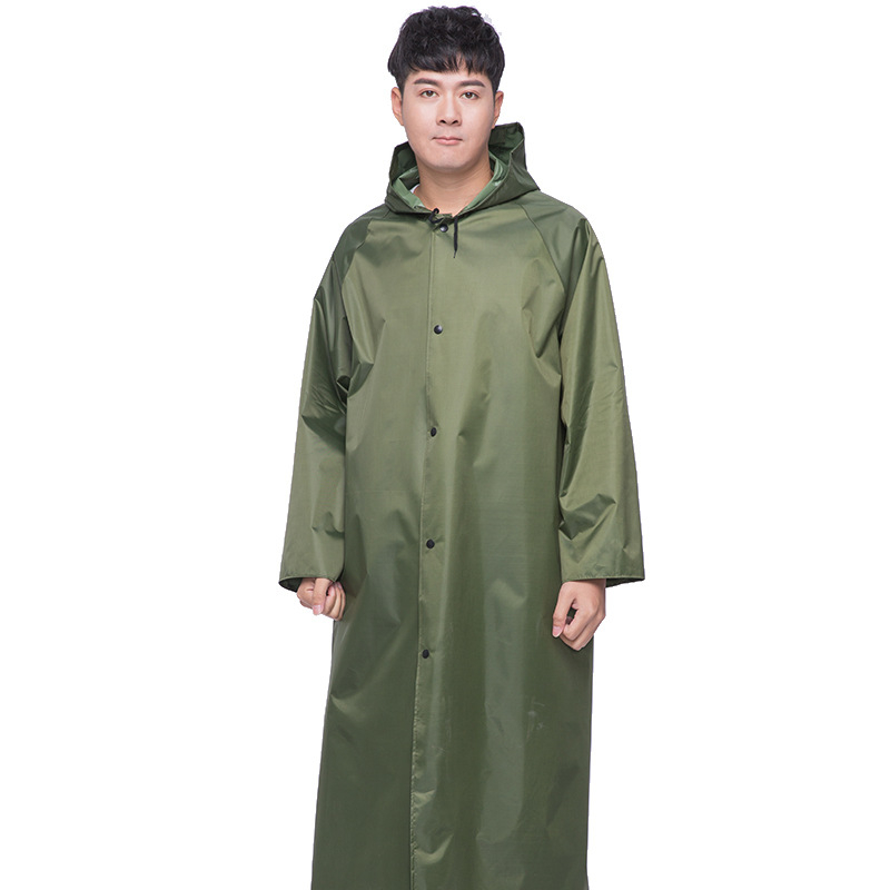 Guili едночастен дъждобран, дебел Oxford плат, PVC водоустойчив слой, подходящ за мотоциклет/електрически пончо, печат на лого