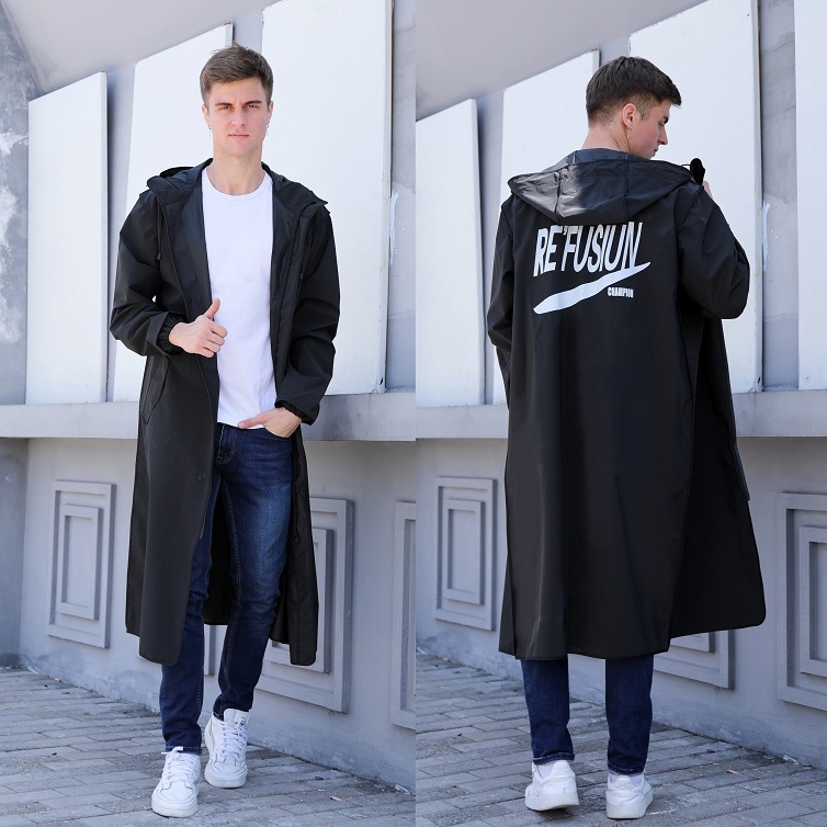 Pončo kišno za planinarenje, EVA materijal, vodootporno, za odraslu osobu, moderan stil
