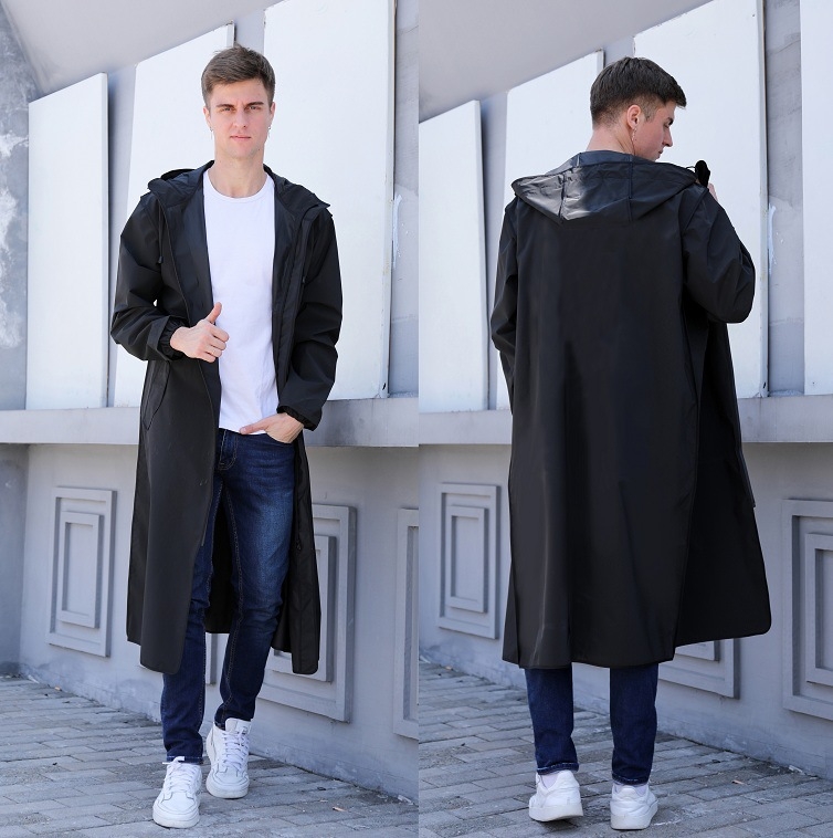 Pončo kišno za planinarenje, EVA materijal, vodootporno, za odraslu osobu, moderan stil