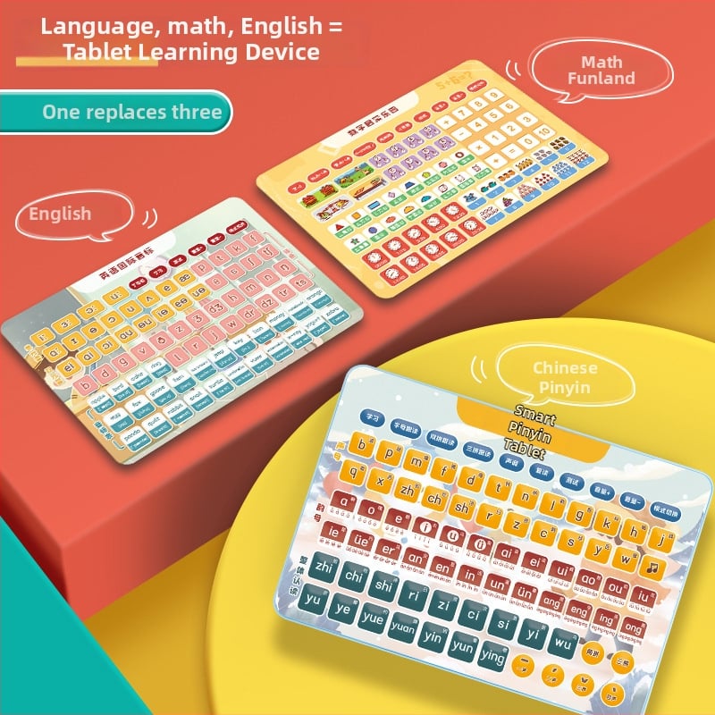 Troje-u jednom obrazovno-računalo za rano obrazovanje: Pinyin, matematika, engleski; Bluetooth, daljinsko upravljanje, LCD zaslon, Wi‑Fi, memorija do 1 GB