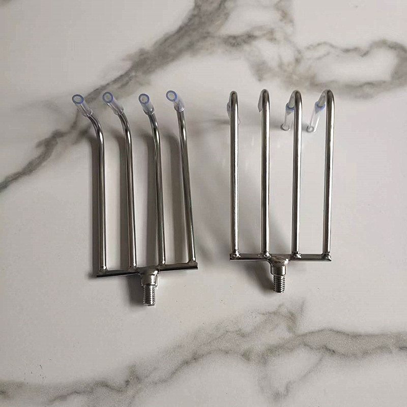 Mingqiao Риболовен инструмент за водни растения, неръждаема стомана, лопатка за водни треви, съвместим с пръчка за мрежи