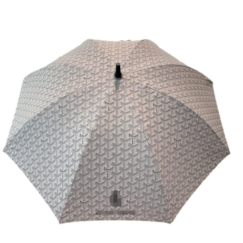 Dogtooth чадър с рамка от 8 ребра, стоманен прът, плат 210T с винилово покритие, UPF50+ защита от слънцето, автоматично затваряне