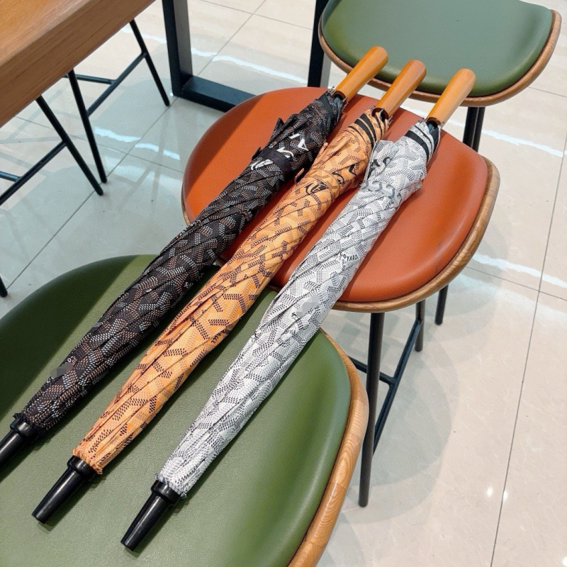 Dogtooth чадър с рамка от 8 ребра, стоманен прът, плат 210T с винилово покритие, UPF50+ защита от слънцето, автоматично затваряне